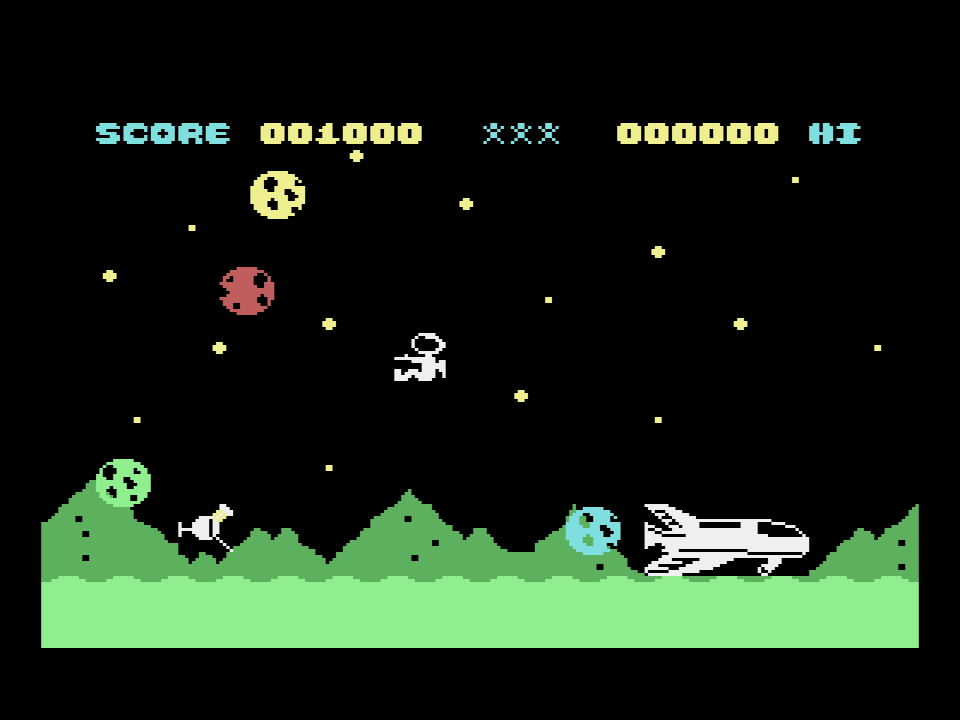 MSX Games World - Space Walk